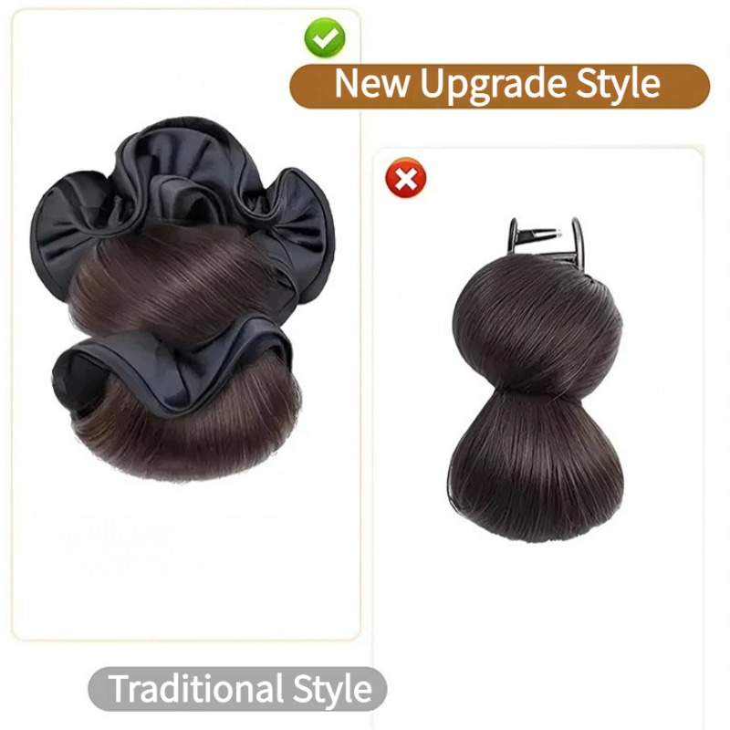 Nouveau chignon en satin synth - Claw Clip Messy Bun Hair Piece avis et prix