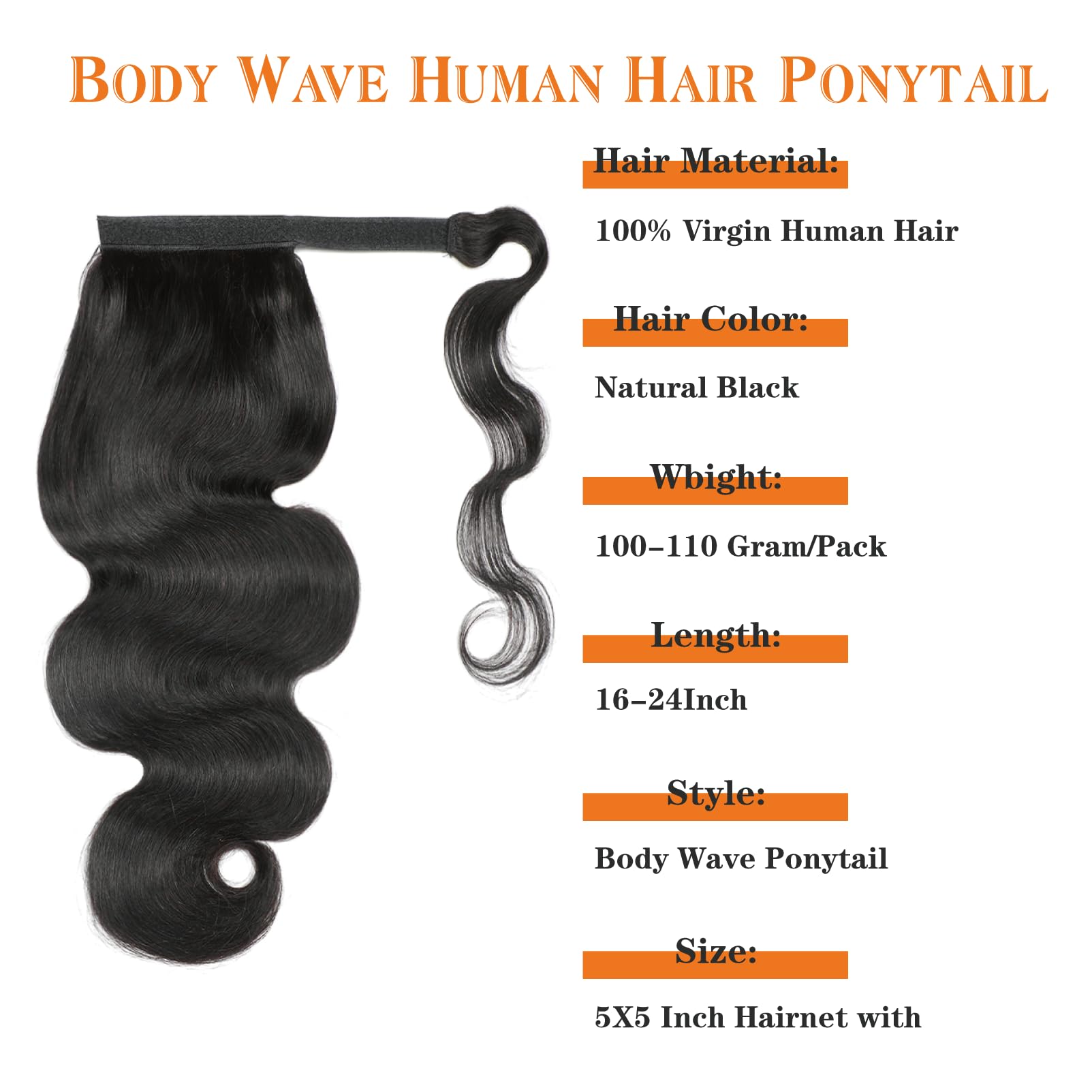 Extensions de queue de cheval  - Seamless Clip In Hair Extensions Human Hair avis et prix