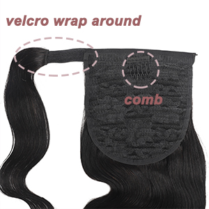 Extensions de queue de cheval  - Seamless Clip In Hair Extensions Human Hair avis et prix