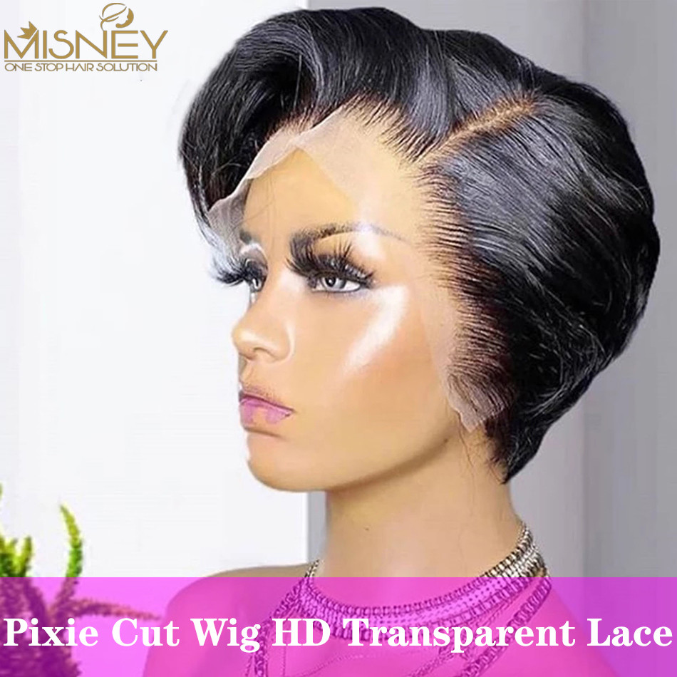 Perruque Bob courte coupe luti - Short Pixie Cut Wig Human Hair Cheap avis et prix