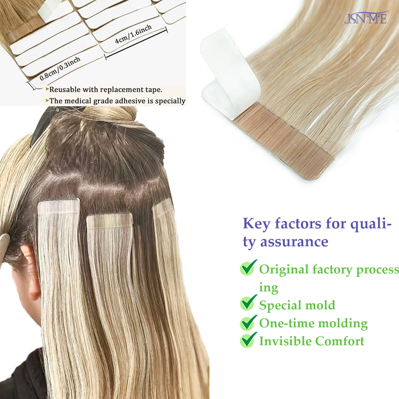 JSNME bande dans les Extension - Invisible Tape In Extensions Real Hair avis et prix