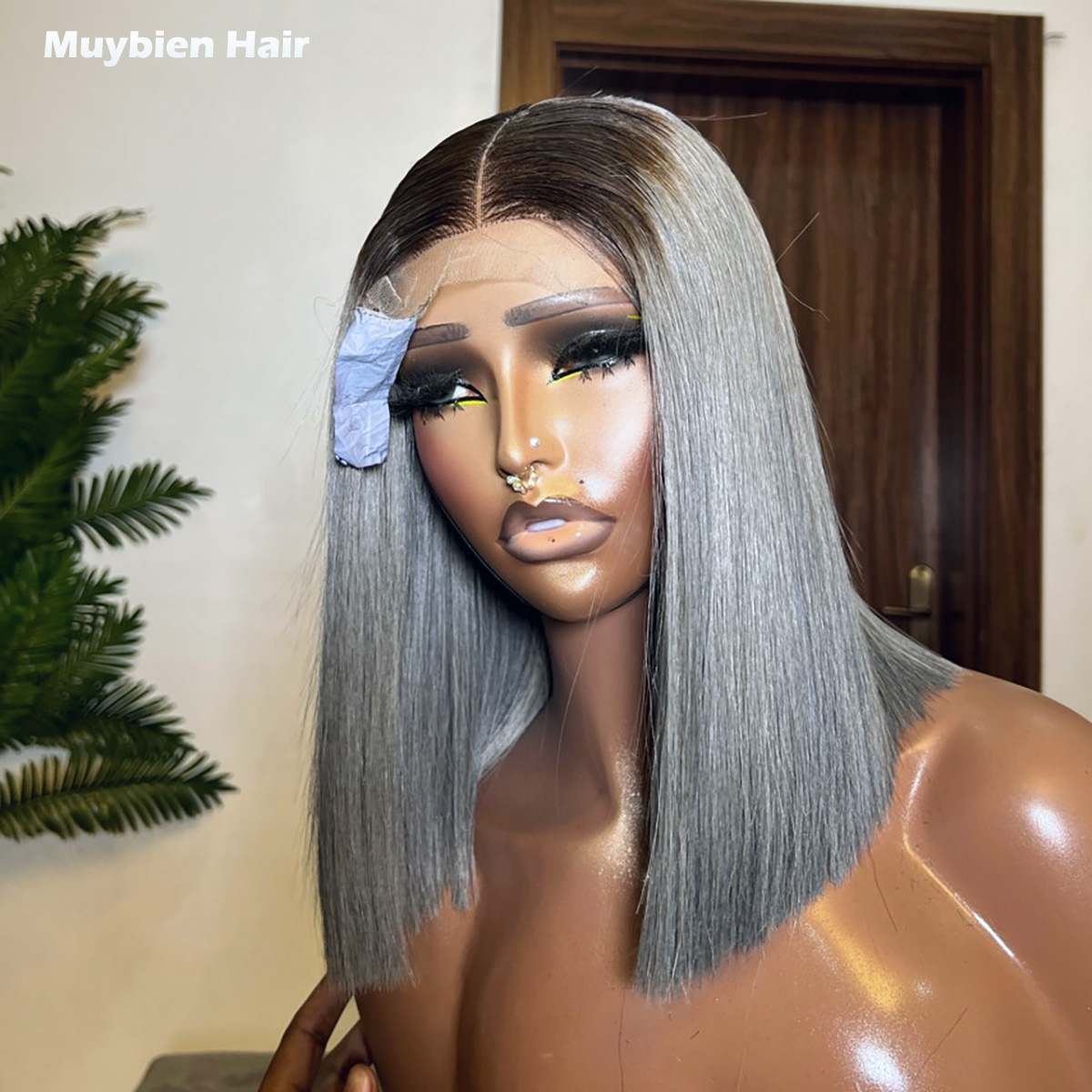 Perruque Bob Lace Front en Che - Glueless Wear And Go Human Hair Wig avis et prix