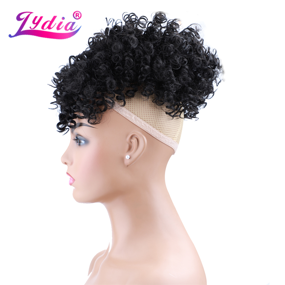 Lydia cordon synthétique haute - Drawstring Afro Curly Puff Ponytail avis et prix
