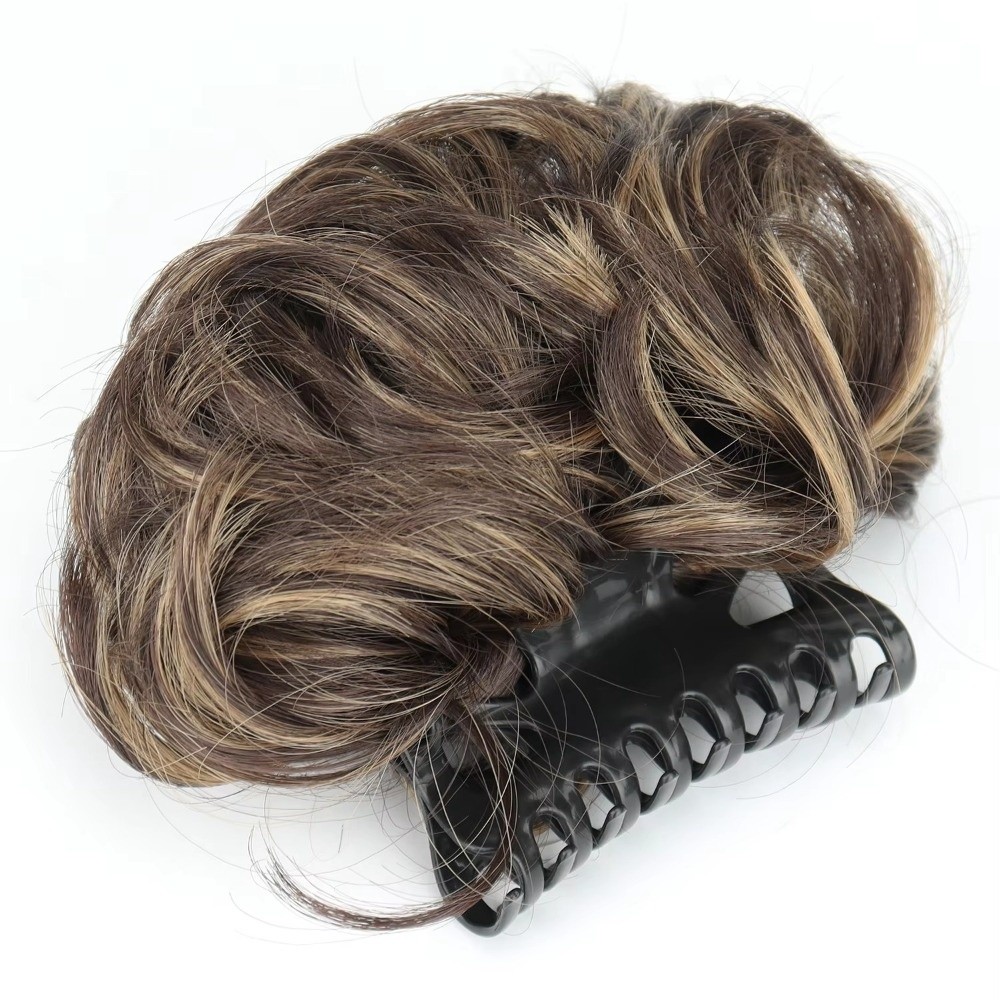 Chignon synthétique ondulé ave - Claw Clip Messy Bun Hair Piece avis et prix