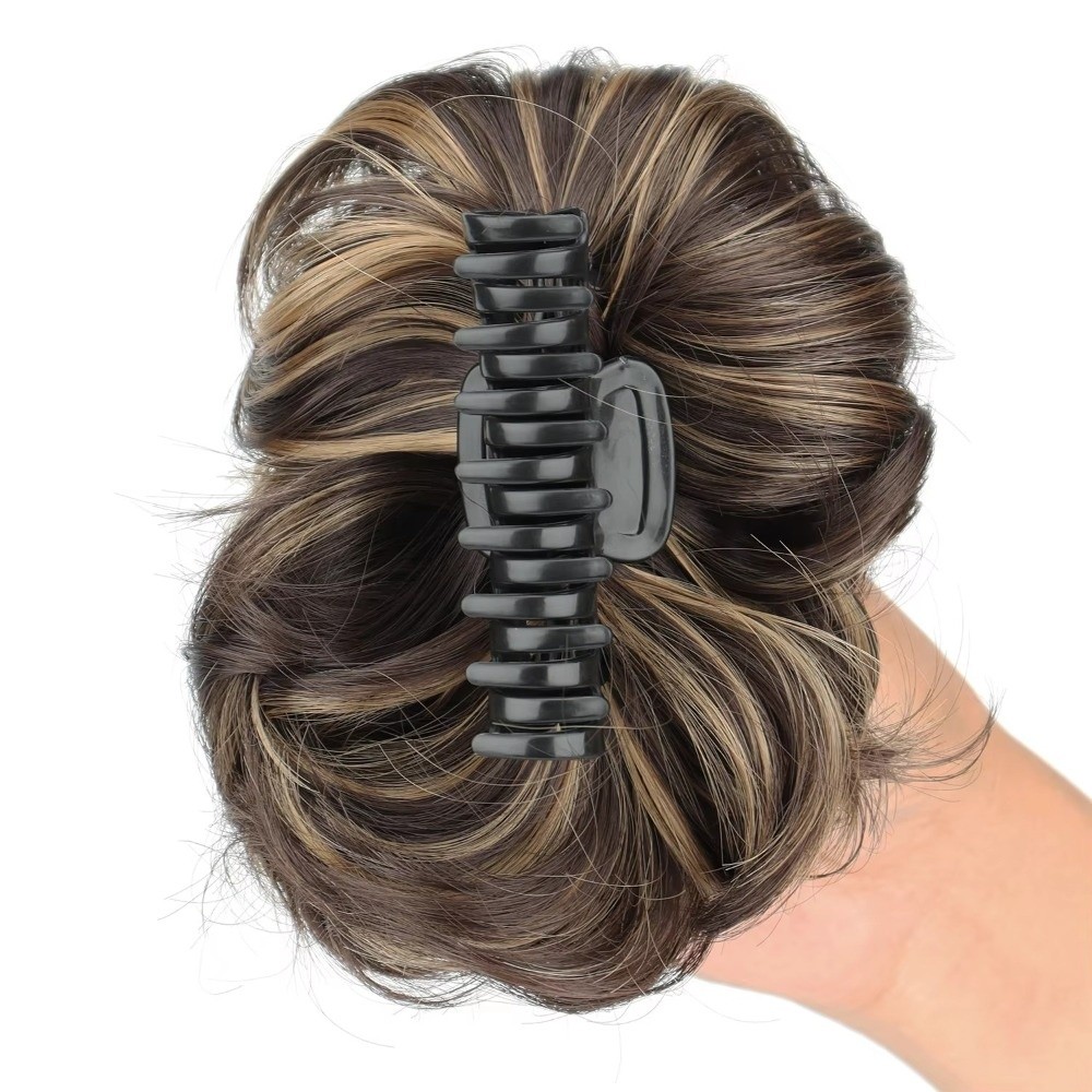 Chignon synthétique ondulé ave - Claw Clip Messy Bun Hair Piece avis et prix