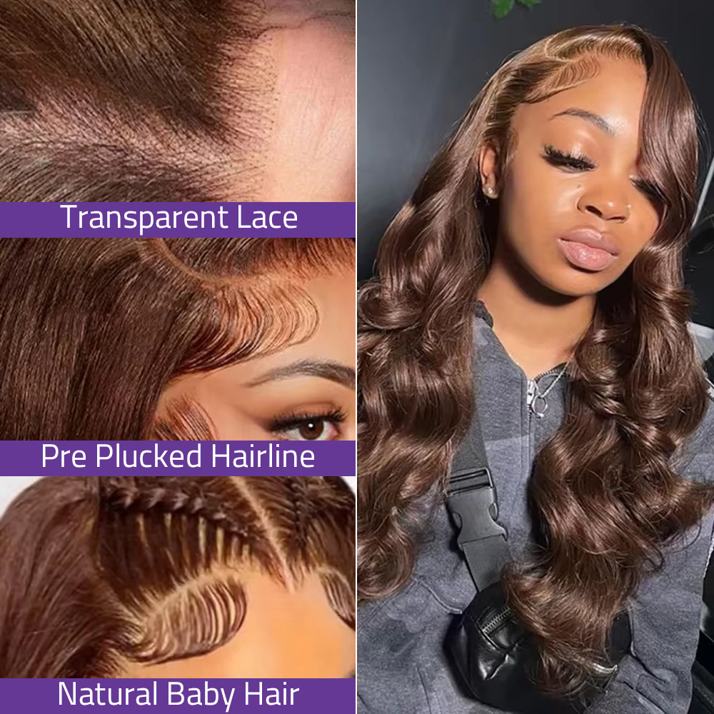 # 4 perruques frontales en den - Hd Lace Frontal Wig Human Hair Pre Plucked avis et prix